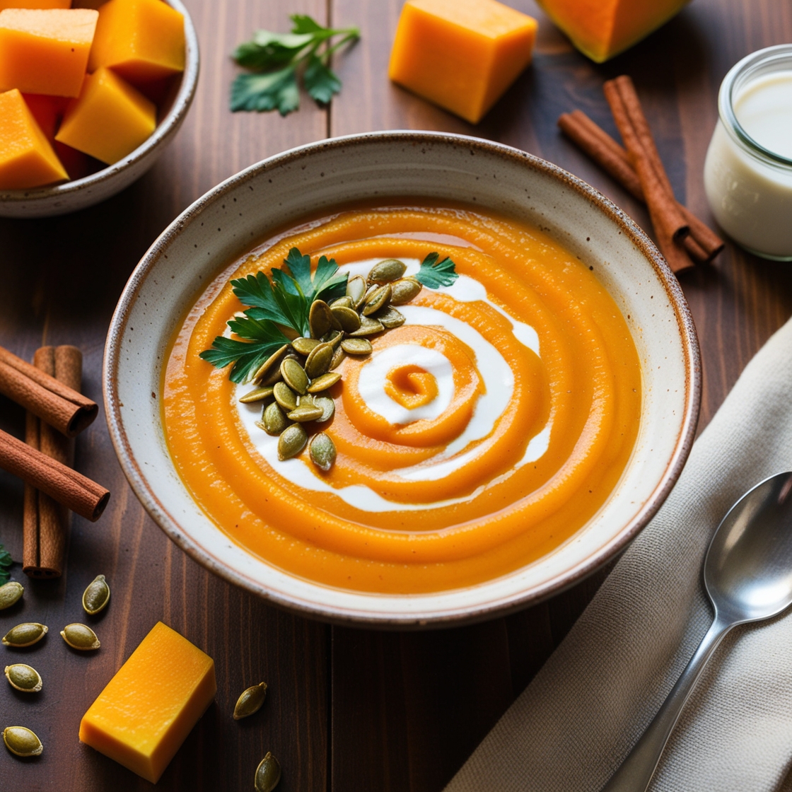 Creamy Butternut Squash Soup Recipe