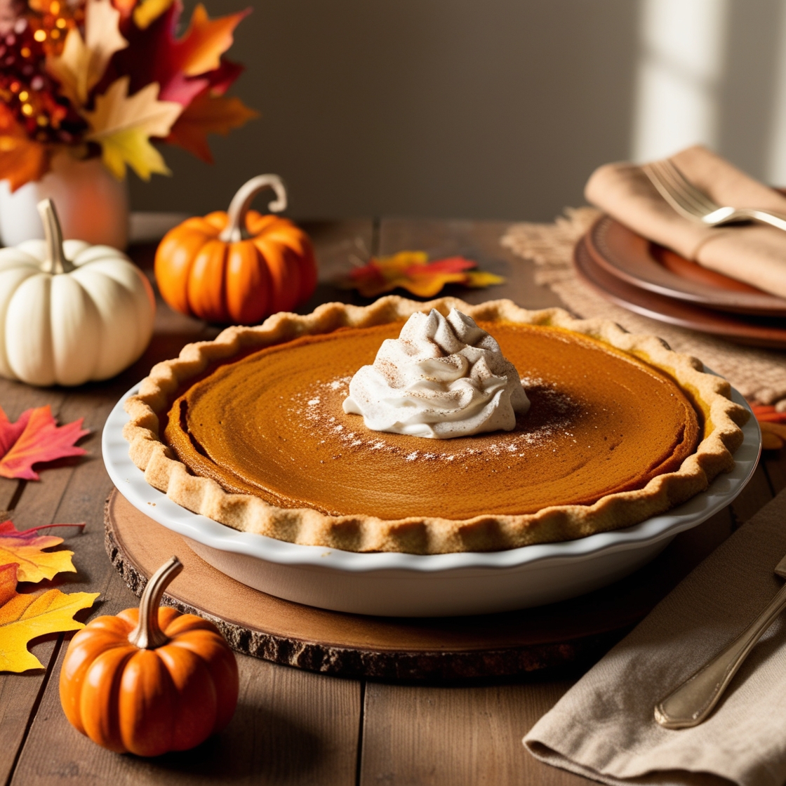 Pumpkin Pie with Homemade Crust