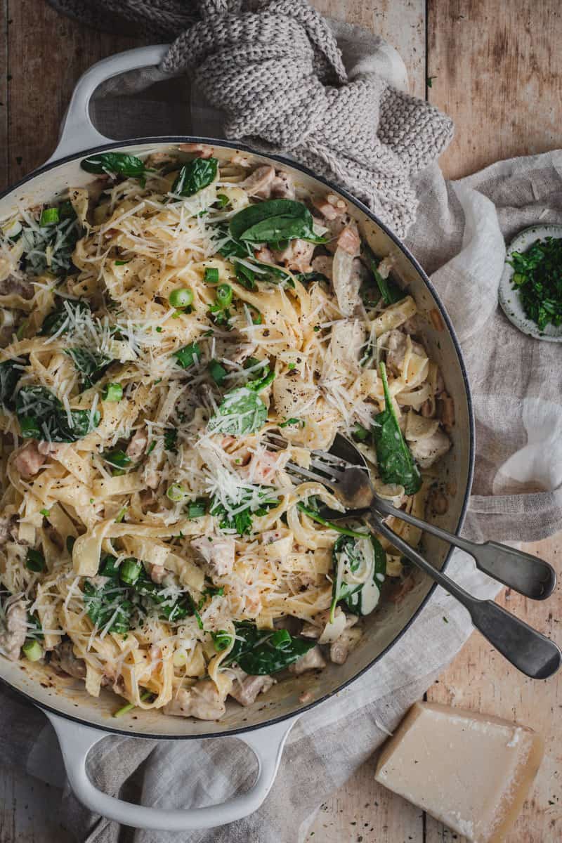 Best Fettuccine Boscaiola – Rich Creamy Pasta Best Fettuccine Boscaiola: Rich Creamy Pasta