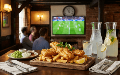 Authentic Pub-Style Fish and Chips (Quick Halftime Meal)