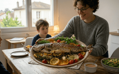 Baked Rainbow Trout with Herbs | Best Restaurant-Style