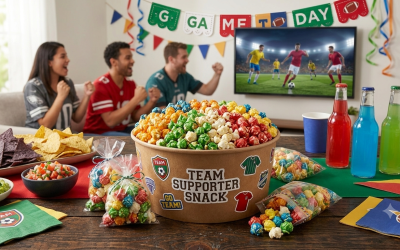 Best Sweet Popcorn in Supporter Colors for Match Night