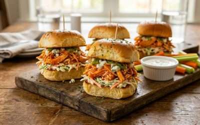 Best Buffalo Chicken Sliders for a Family Meal