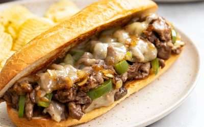 Classic Philly Cheesesteak Sandwich: Best Match Day Meal