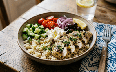 Greek Chicken Grain Bowls (Easy Dinner)