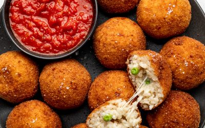 Melty Cheese Rice Arancini: Best Match Night Snack