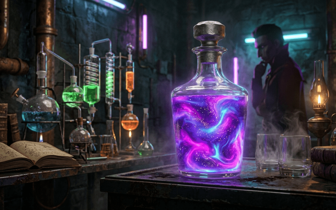 The Zaun Underground: How to Recreate the Neon Glow Shimmer Cocktail (Mocktail Version)