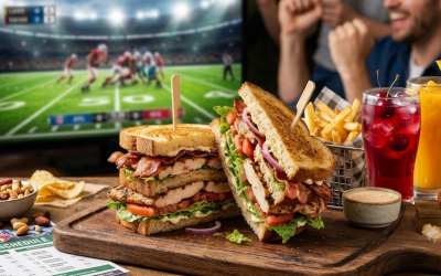 Ultimate Chicken Bacon Club Sandwich: Best Match Day Snack