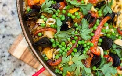 Vegetable Paella (Easy Homemade)