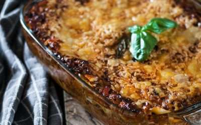 Classic Vegetarian Eggplant Moussaka Comfort Food